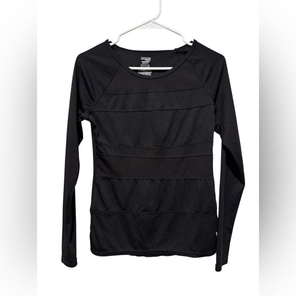 Danskin Black‎ Long Sleeve Tee